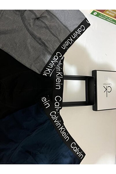 Mercan 3 Adet Kutulu Erkek Ligralı Boxer Seti