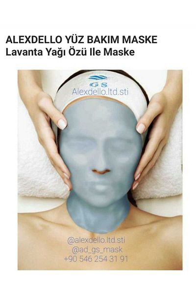 ALEXDELLO YÜZ BAKIM MASKE Copy - Pore Cleansing and Beauty Mask with Lavender Oil Extract 200 Gr