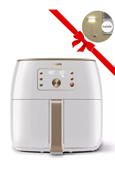 Philips Premium XXL 7,3LT Yüksek Hacim Airfryer yağsız Fritöz + Luciole Lambader