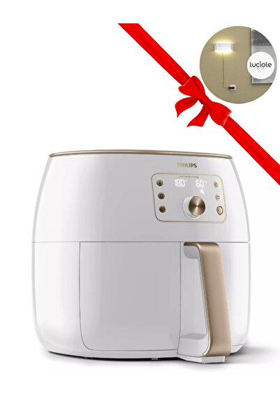 Philips Premium XXL 7,3LT Yüksek Hacim Airfryer yağsız Fritöz + Luciole Lambader Hediye
