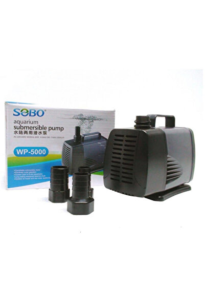 Sobo حوض السمك (الرأس) محرك 60 وات 3000 لتر/ساعة Wp-5000