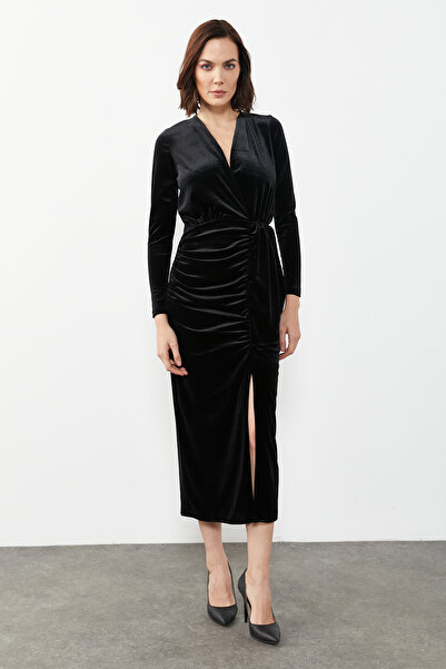 PAULMARK WOMEN'S VELVET DRESS A1950