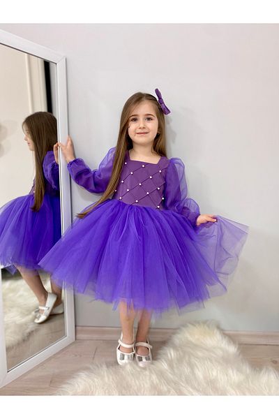 VALERY PEARLED CHILDREN'S GOWN