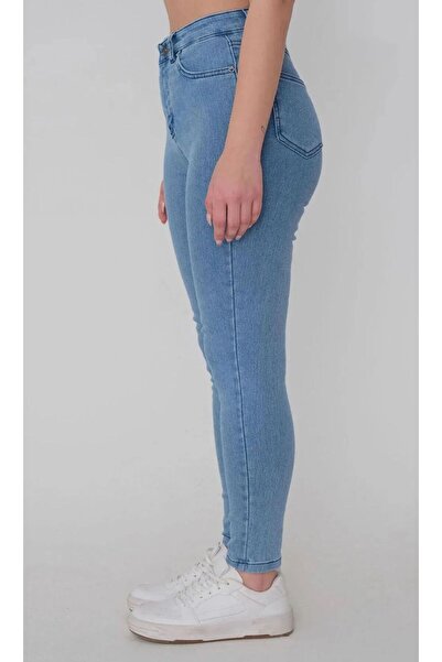 QİSSO Леденосин тесен блузен топ с висока талия