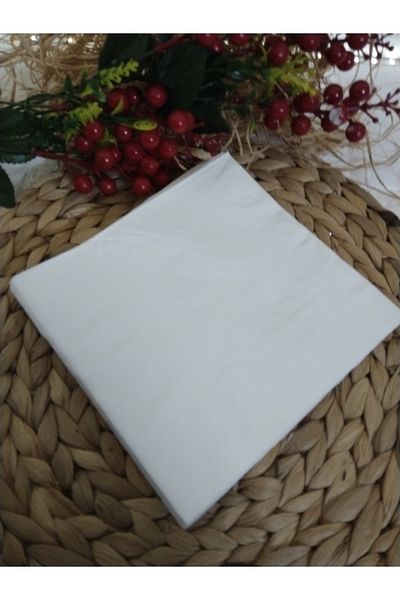 Deniz Party Store WHITE Paper Napkin 20 Pieces