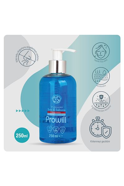 PROWİLL Pro Liquid Hand Soap - Moisturizing, Skin Care Effect 250 ml