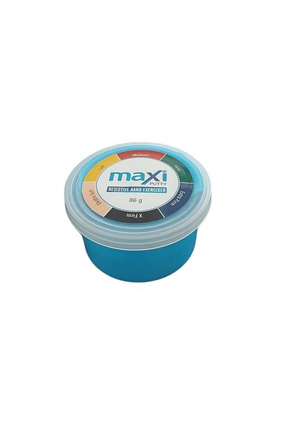 MAXİ Maxi Putty Hand Exercise Dough 85 gr Blue Color (hard)