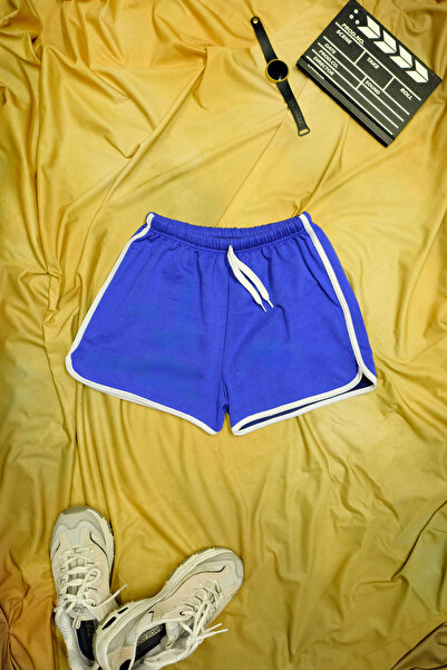 DAXİS Sportwear Company ΜΙΝΙ ΣΟΡΤΣ ΓΥΝΑΙΚΕΙΑ ΧΤΕΝΑ ΛΕΥΚΗ ΖΩΝΗ