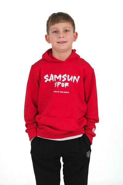 Store 55 سويت شيرت بقلنسوة مطبوع للأطفال