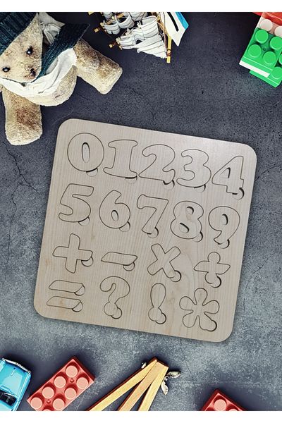 NT Handmade Wooden Educational Figures Puzzle for Kids - Children's Gift Wooden Toy