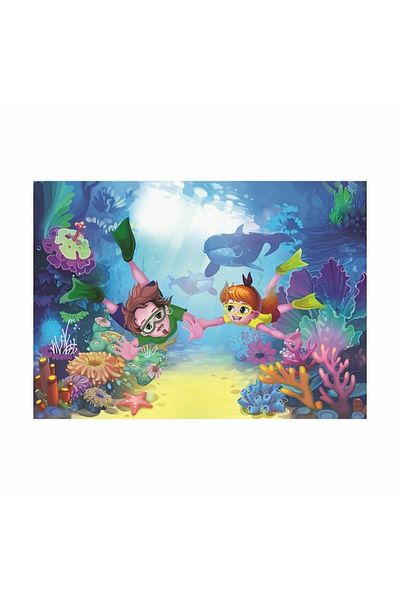 Sunman Grck 4499 - 50 Piece Diver Kids Art Puzzle Efsn