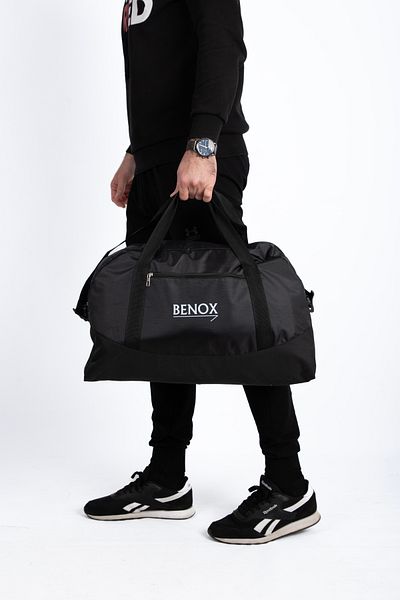 BENOX Geantă neagră unisex elegantă pentru sport și călătorie