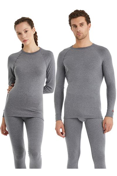 Blackspade Μακρύ μπράτσο Θερμικό Unisex Εσώρουχο Γκρι C9T5N2O9