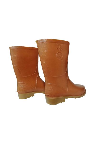 PALALI Unisex Καφέ κρεπ κοντά μποτάκια βροχής