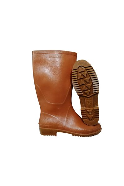 PALALI Unisex Καφέ Κρεπ Μακριές Μπότες Βροχής