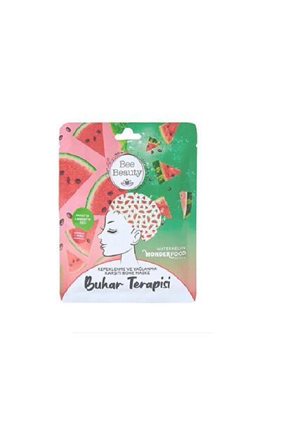 Bee Beauty Wonder Food Watermelon Steam Therapy Anti-Dandruff and Anti-Fat Bone Mask