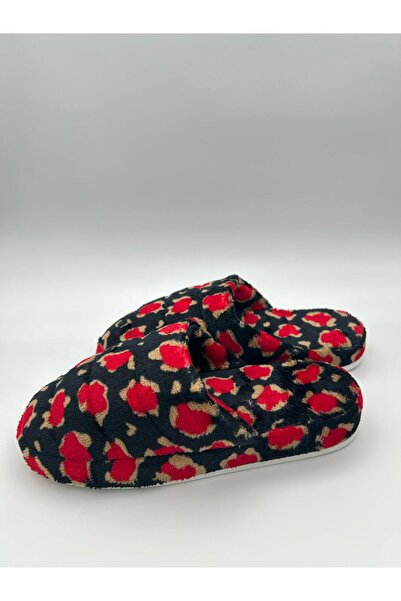 eatölye Дамски зимни меки домашни пантофи с вълнена подплата