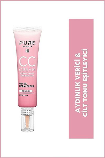 PURE BEAUTY 01 Ivory CC Cream SPF50 PA+++ - 30ml