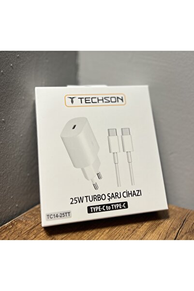 TECHSON 25 W TURBO ŞARJ CİHAZI TYP-C TO TYP-C