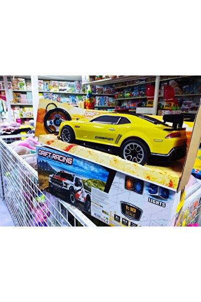 CAN OYUNCAK 3700-111a 1 10 Kumandalı Şarjlı Işıklı Drift Racing Araba 41 Cm 1:10 -can
