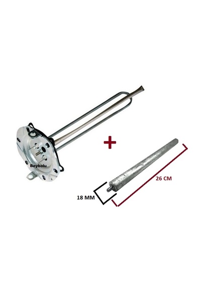 FullYedek Baymak Anot + Rezistans , Termosifon Uyumlu Titanyum Rezistansı 200...