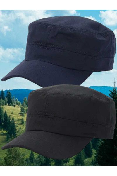 Trenderrs Унисекс памучна шапка Кастро, 2 броя