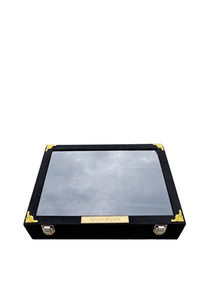 kutuveaksesuar Saat Tesbih Kutusu Alfora Siyah Isme Özel