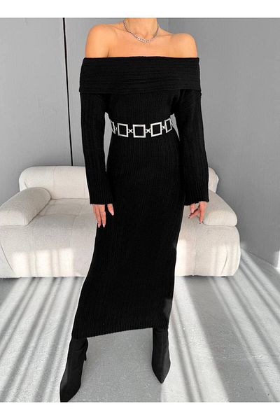 Noa Noa Φόρεμα Madonna Collar - Standard Size Knitwear