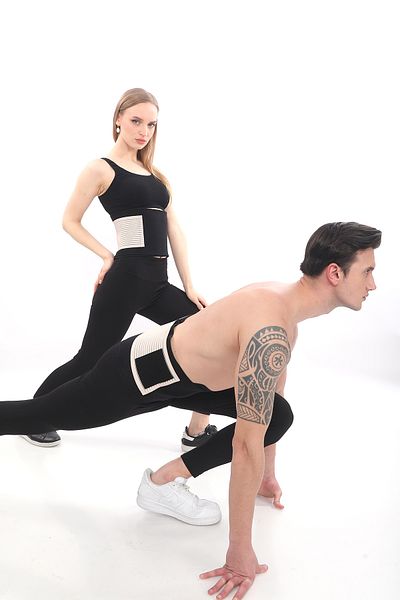 SAUNA SUIT ,Unisex Kad1N Men's Thermal Sauna Sportsman Belt Zay1Flama Ya? Waist Belt.