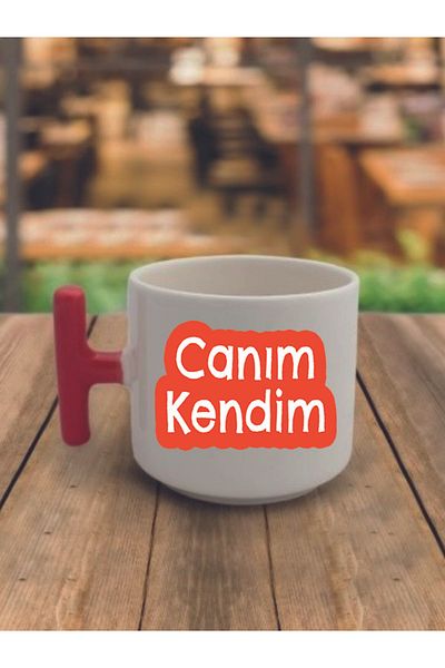lili hediyelik My Dear Myself Written Coffee Cup Ceramic Mug - Ceramic Tea, Coffee Gift Cup