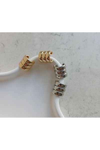 Fata Morgana Accessory Gold Steel Design Steel Earrings