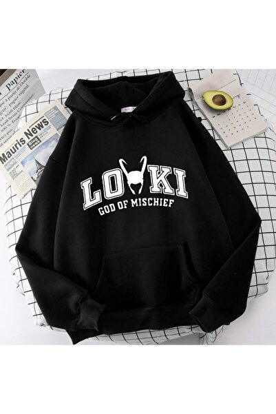 GALASHOP Marvel süper kahraman Loki Anime Hoodie