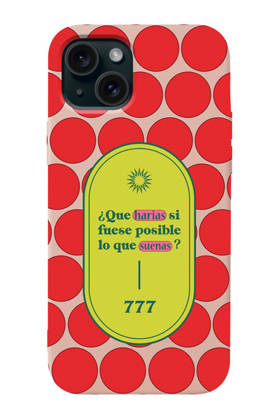 shoptocase Iphone 15 Uyumlu 777 Aldım,Verdim,Kabul Ettim Desenli Lansman Tele...