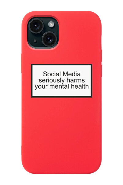 shoptocase Iphone 15 Uyumlu Social Media Desenli Lansman Telefon Kılıfı