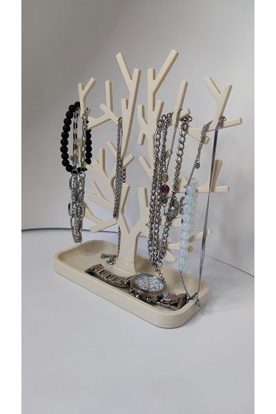 GİZZSTORE HOME Jewelry Organizer Organizer Box Decorative Jewelry Stand 2 Pieces Necklace Ring
