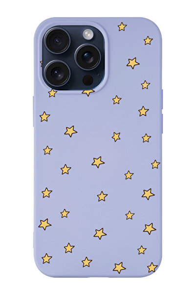 shoptocase Iphone 15 PRO MAX Uyumlu Yıldızlar Desenli Lansman Telefon Kılıfı