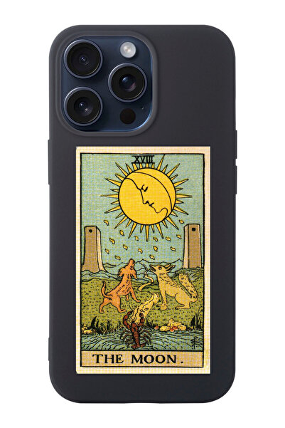 shoptocase Iphone 15 PRO Uyumlu The Moon Tarot Desenli Lansman Telefon Kılıfı