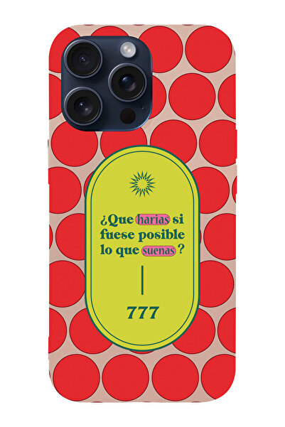 shoptocase Iphone 15 PRO MAX Uyumlu 777 Aldım,Verdim,Kabul Ettim Desenli Lans...