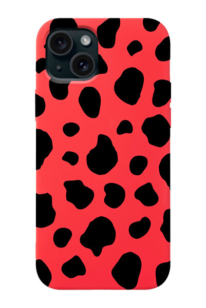 shoptocase Iphone 15 Uyumlu Dalmaçya Desenli Lansman Telefon Kılıfı