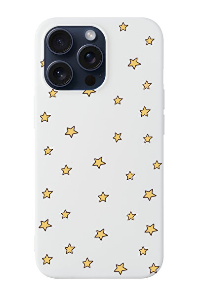 shoptocase Iphone 15 PRO MAX Uyumlu Yıldızlar Desenli Lansman Telefon Kılıfı