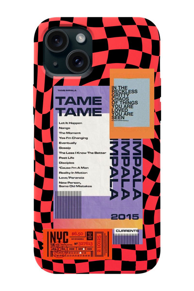 shoptocase Iphone 15 Uyumlu Dama Tame Desenli Lansman Telefon Kılıfı