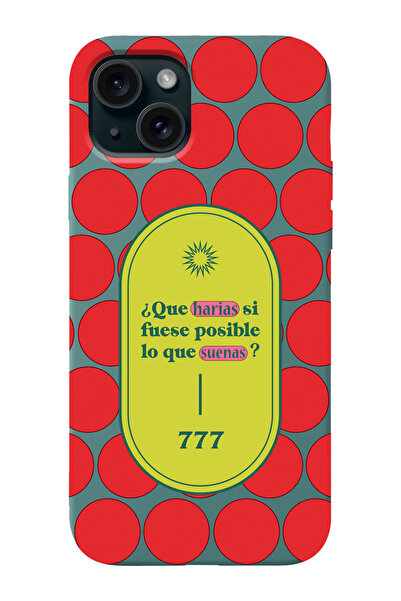 shoptocase Iphone 15 Uyumlu 777 Aldım,Verdim,Kabul Ettim Desenli Lansman Tele...