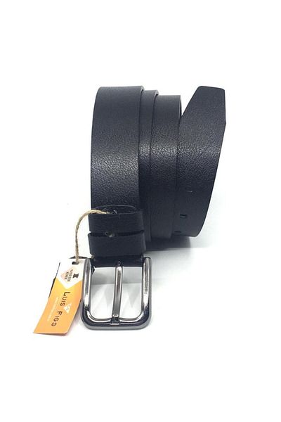 Luis Figo 100% Genuine Leather 3.5 Cm Men's Leather Belt Oversize 1st Class