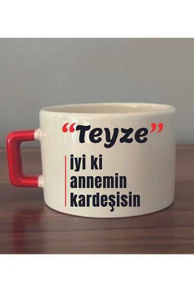 lili hediyelik Aunt's Gift Cup Ceramic Mug Cup - Ceramic Tea, Coffee Gift Cup