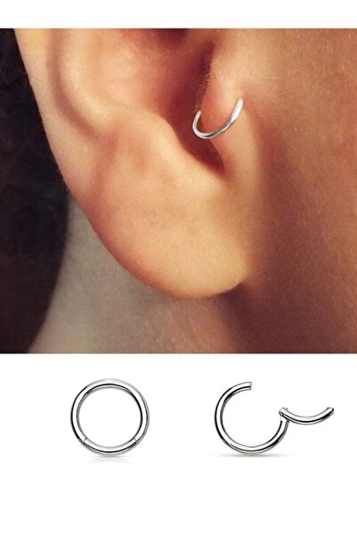Arescollection Cerrahi Çelik Tam Halka Tragus Helix Rook Piercing