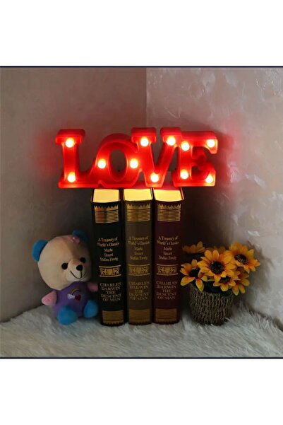 skycott Love yazlı Masa şömine Üstü Romantik dekoratif gece lambası aydınlatma sevgililer dekoratif Led