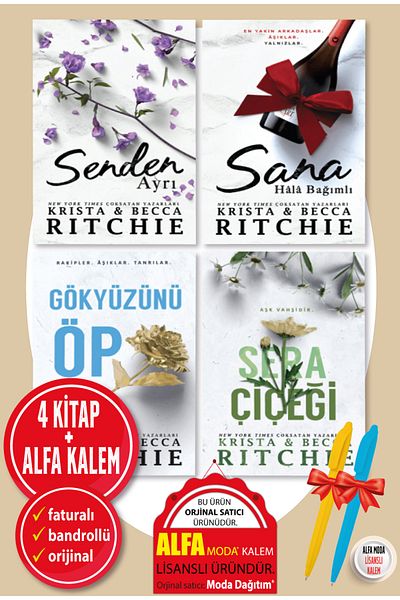 MARTI YAYINCILIK Krista & Becca Ritchie 4 BOOKS SET Separate from You + Still Dependent to You + Kiss Your Sky + Greenhouse Flower