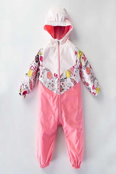 PODİUM GİYİM TREND NEW WRITING FIGURED COOL COTTON LINED CHILDREN'S & BABY RAINCOAT