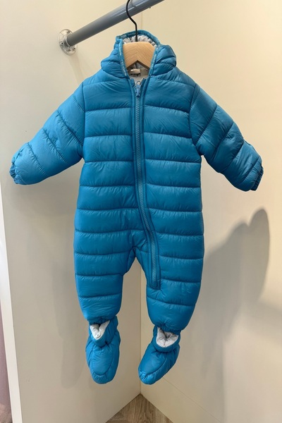 Genel Markalar Yeni Sezon Su Geçirmez Kışlık Bebek Kapüşonlu 6-24 Ay Kozmonot...