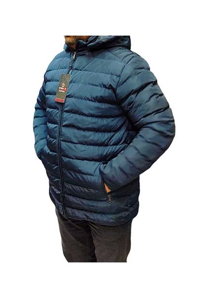 Cml Men's Slimfit down Jacket - Plus Size, Silicone Padding